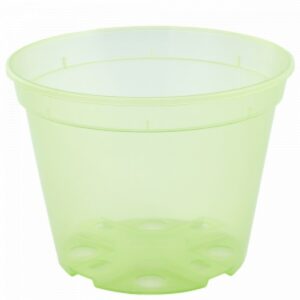 Ghiveci de productie 16,0x12,0cm, verde deschis transparent